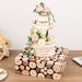 14"x14" Wooden Cake Stand Square Design - Natural PROP_BOX_WOD01_1414_NAT