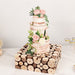 14"x14" Wooden Cake Stand Square Design - Natural PROP_BOX_WOD01_1414_NAT