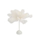15" Ostrich Feather Desk Lamp Decorative LED Light Table Centerpiece