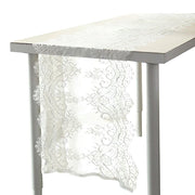 15" x 117" Premium Lace Table Runner with Scalloped Edges
