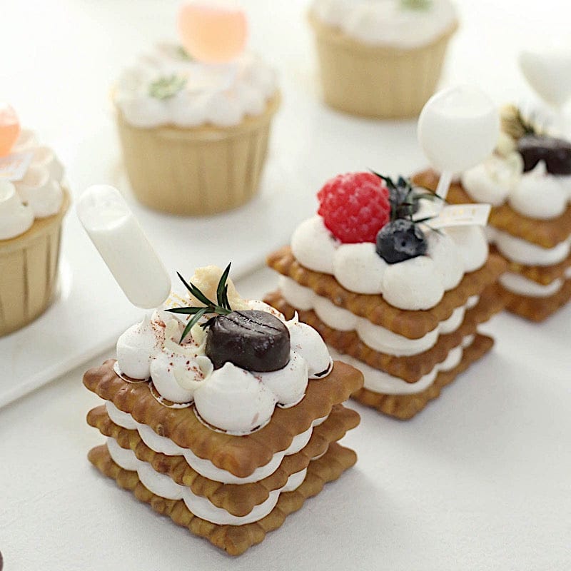 150 Mini 4ml Plastic Dessert Toppers Disposable Cupcake Pipette Flavor Infusers - Clear DSP_DST_YY01_CLR