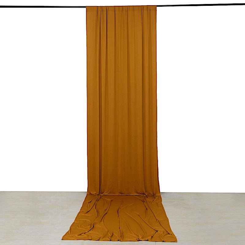 16 ft 4-Way Stretch Spandex Divider Backdrop Curtain CUR_PANSPX_5X16_GOLD