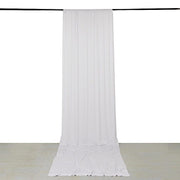16 ft 4-Way Stretch Spandex Divider Backdrop Curtain CUR_PANSPX_5X16_WHT