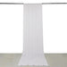 16 ft 4-Way Stretch Spandex Divider Backdrop Curtain CUR_PANSPX_5X16_WHT