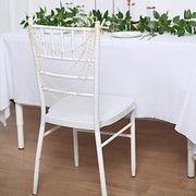 16" Pre-Tied Faux Pearl String Beaded Chiavari Chair Back Garland Sash