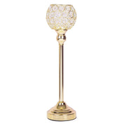 16" tall Beaded Ball Candle Holder Centerpiece