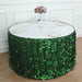 17 ft 3D Leaf Petal Taffeta Fabric Table Skirt - Green SKT_LEAF_GRN_17