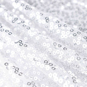 17 ft Sequin Pleated Satin Table Skirt with Closure Strip