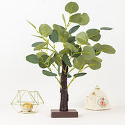 17" LED Fairy Lighted Artificial Eucalyptus Plant - Warm White LED_TREE02_GRN