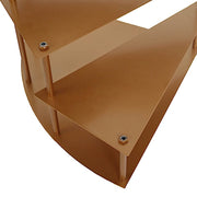 17" Spiral 4 Tier Metal Stairway Cupcake Display Stand - Gold CHDLR_CAKE17_GOLD