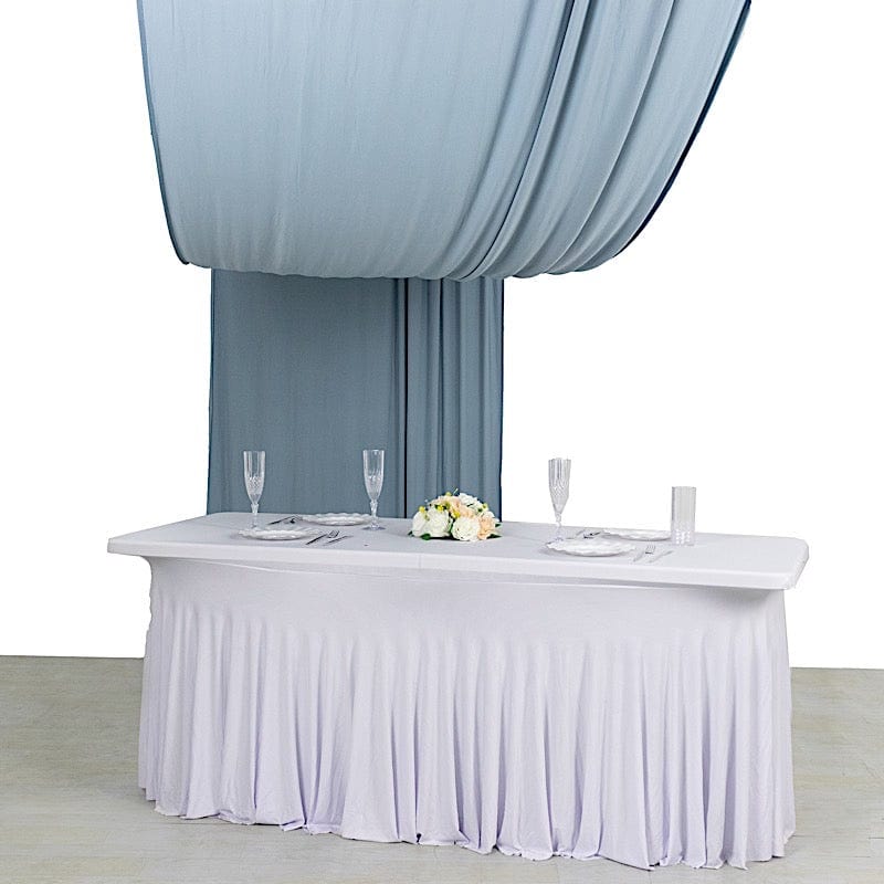 18 ft 4-Way Stretch Spandex Divider Backdrop Curtain