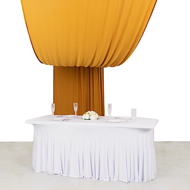 18 ft 4-Way Stretch Spandex Divider Backdrop Curtain