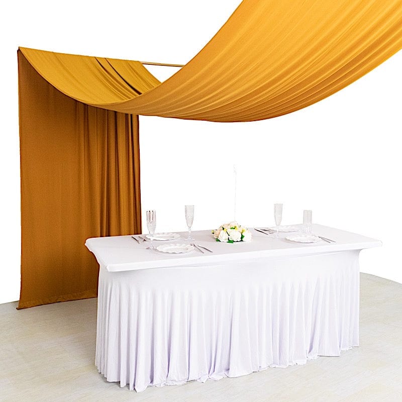 18 ft 4-Way Stretch Spandex Divider Backdrop Curtain