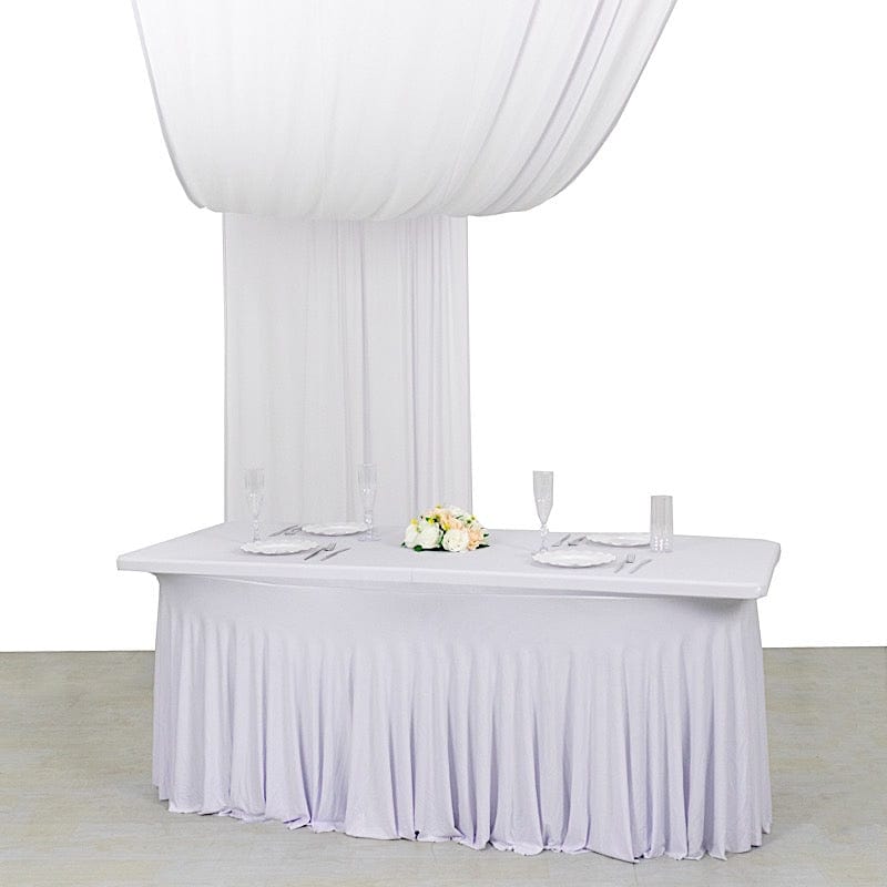 18 ft 4-Way Stretch Spandex Divider Backdrop Curtain