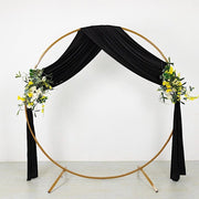 18 ft 4-Way Stretch Spandex Divider Backdrop Curtain CUR_PANSPX_5X18_BLK