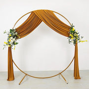 18 ft 4-Way Stretch Spandex Divider Backdrop Curtain CUR_PANSPX_5X18_GOLD