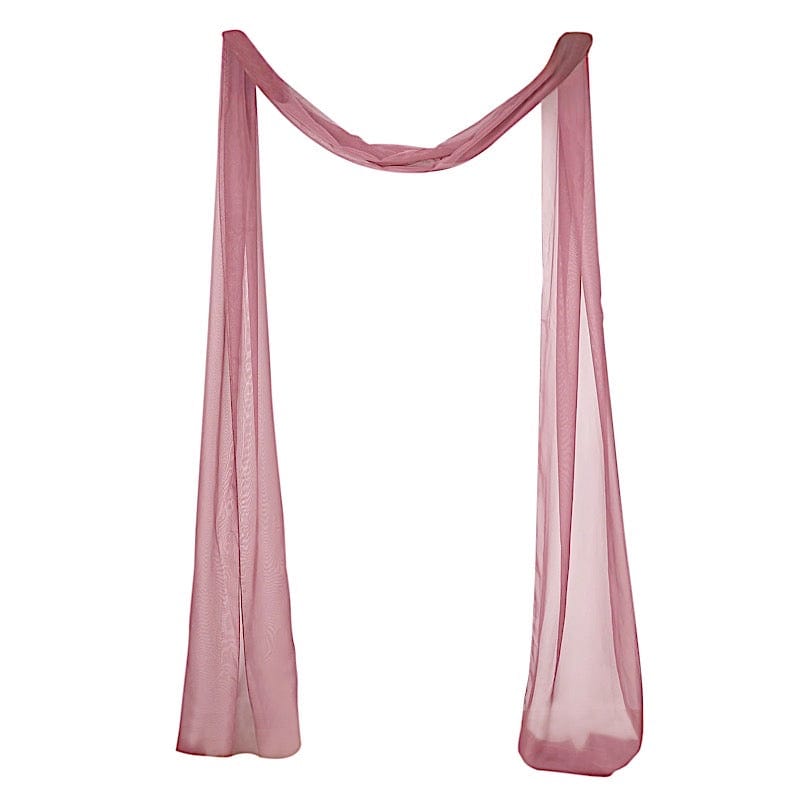 18 ft Sheer Organza Backdrop Curtain Window Drape Panel