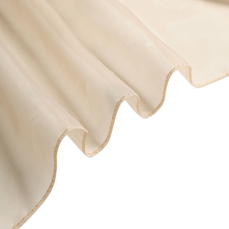 18 ft Sheer Organza Backdrop Curtain Window Drape Panel