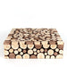 18"x18" Wooden Cake Stand Square Design - Natural PROP_BOX_WOD01_1818_NAT