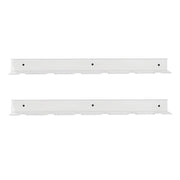 2 Acrylic 21" Wine Glass Rack Wall Mounted Champagne Flute Shelves - Clear DISP_STND_ACRY02_1_CLR