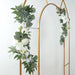 2 Artificial 20", 30" Silk Rose Floral Swag Wedding Arch with Eucalyptus Leaves - White ARTI_ARCH01_SET2_WHT
