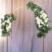 2 Artificial 24", 42" Silk Rose Floral Swag Wedding Arch with Eucalyptus Leaves