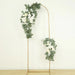2 Artificial 24", 42" Silk Rose Floral Swag Wedding Arch with Eucalyptus Leaves