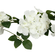 2 Artificial 5.5 ft Silk Hydrangea Flower Garlands