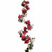 2 Artificial Silk Mini Rose Vines Hanging Flower Garland ARTI_GLND_RS002_046FUSH