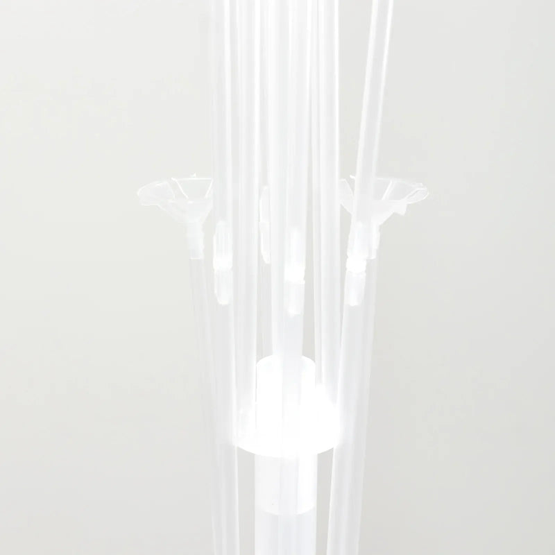 2 Balloon Column Stands - Clear