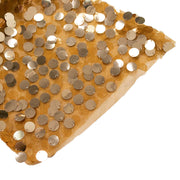 2 Big Payette Sequin Half Crescent Moon Backdrop Stand Cover