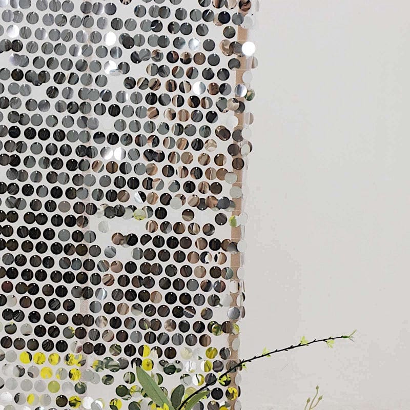 2 Big Sequin Wedding Arch Backdrop Stand Covers