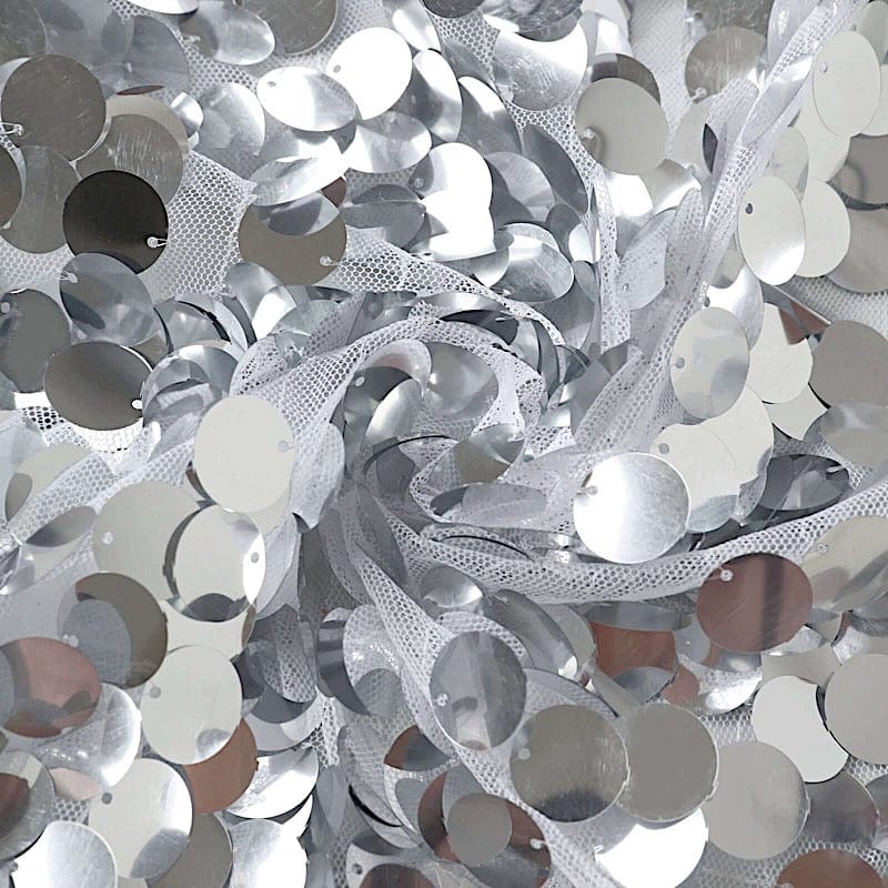 2 Big Sequin Wedding Arch Backdrop Stand Covers