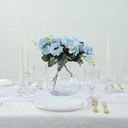 2 Bouquets 12" Silk Flowers Assorted Artificial Floral Bushes