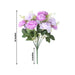 2 Bouquets 14" Silk Peony Flowers Artificial Floral Bushes