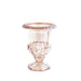 2 Classic Roman Urn Style Amber Glass Flower Vases - Amber VASE_PB007_6_AMB