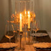 2 Cylinder Glass Hurricane Candle Holder Shades - Clear
