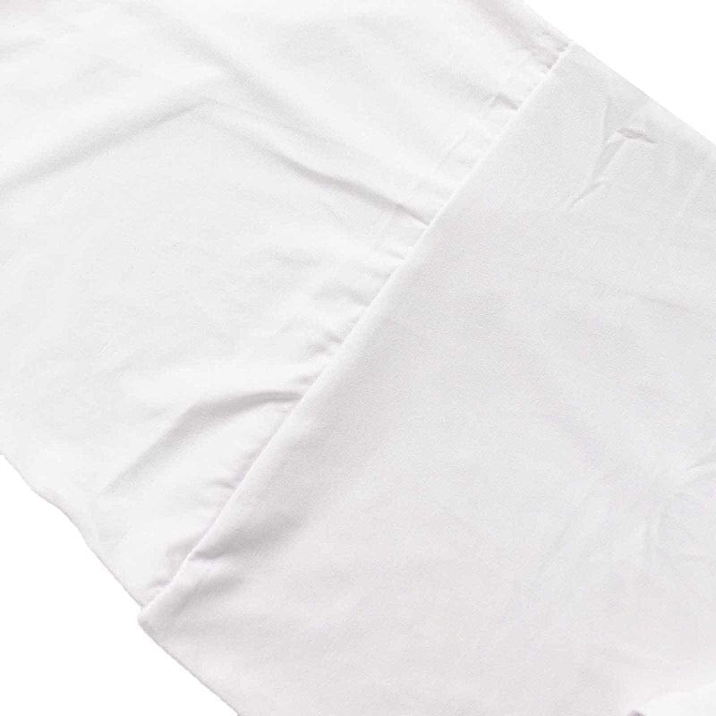 2 Fitted Spandex Half Crescent Moon Wedding Arch Backdrop Stand Covers