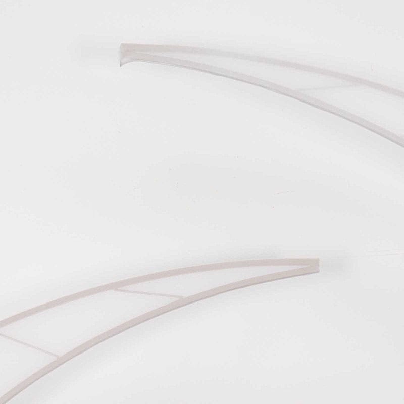 2 Fitted Spandex Half Crescent Moon Wedding Arch Backdrop Stand Covers