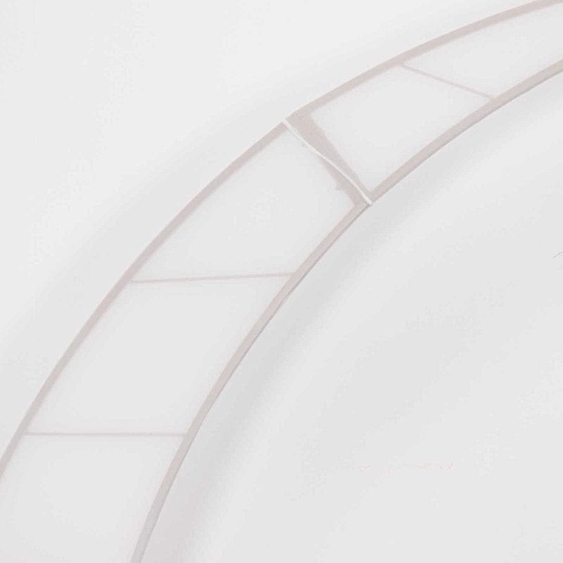 2 Fitted Spandex Half Crescent Moon Wedding Arch Backdrop Stand Covers