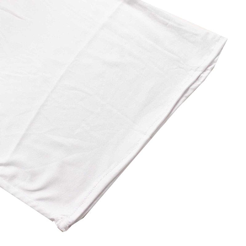 2 Fitted Spandex Half Crescent Moon Wedding Arch Backdrop Stand Covers