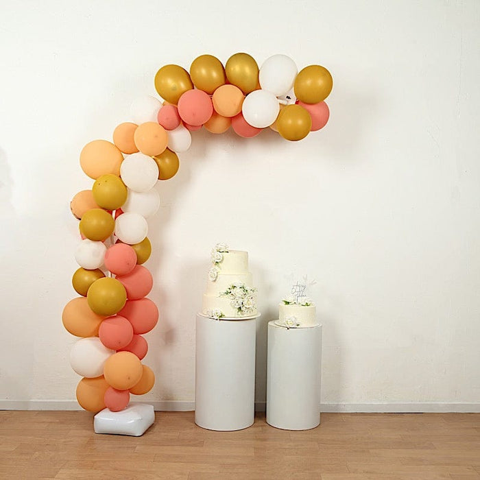 2 Free Bending Balloon Arch Stand Kit - White BLOON_STAND10_KIT8
