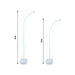 2 Free Bending Balloon Arch Stand Kit - White BLOON_STAND10_KIT8