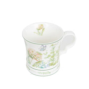 2 Greenery Porcelain Coffee Cups with Gift Box and Ribbon Handle - Sage Green FAV_TEA02_CUP01_GRN