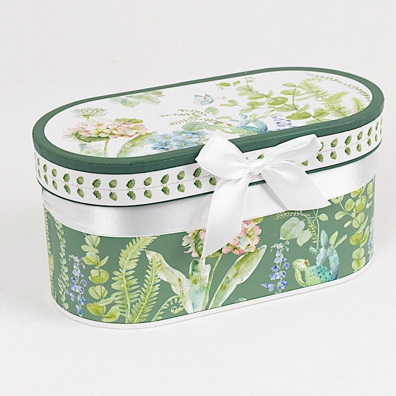 2 Greenery Porcelain Coffee Cups with Gift Box and Ribbon Handle - Sage Green FAV_TEA02_CUP01_GRN