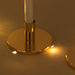 2 Metal Taper Candle Holders - Gold CAND_HOLD_TP042_2_GOLD