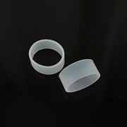 2 Metal Taper Candlestick Holder with Glass Centerpieces