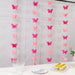 2 Metallic 9 ft 3D Paper Butterfly String Hanging Garlands