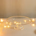 2 Pack 13" Round Plastic Pedestal Cake Stands with Gold Beaded Rim - Clear CAKE_PLST_R4239_1T_CLGD