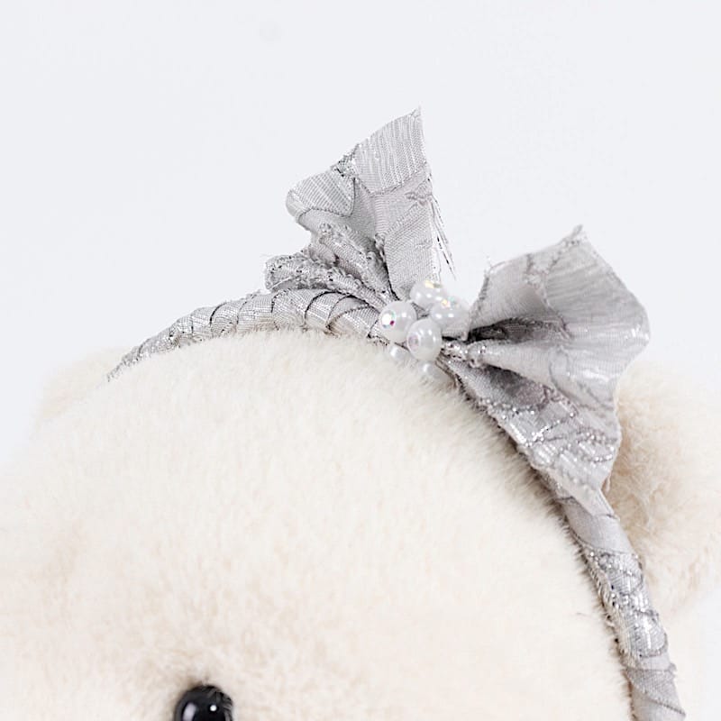 2 pcs 24" Plush Teddy Bear Figurines Boy & Girl with Knit Jackets